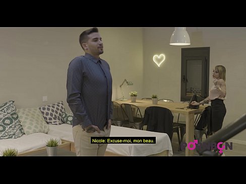 ❤️ PORNBCN 4K One mature woman with big tits is to be anal fucked young gigolo with big dick blowjob amortism hard fuck hand job dog style pussy lick orgasm French subtitles